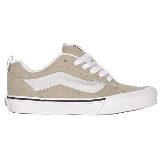 Vans Knu Skool Unisexe Beige Blanc – vue latérale