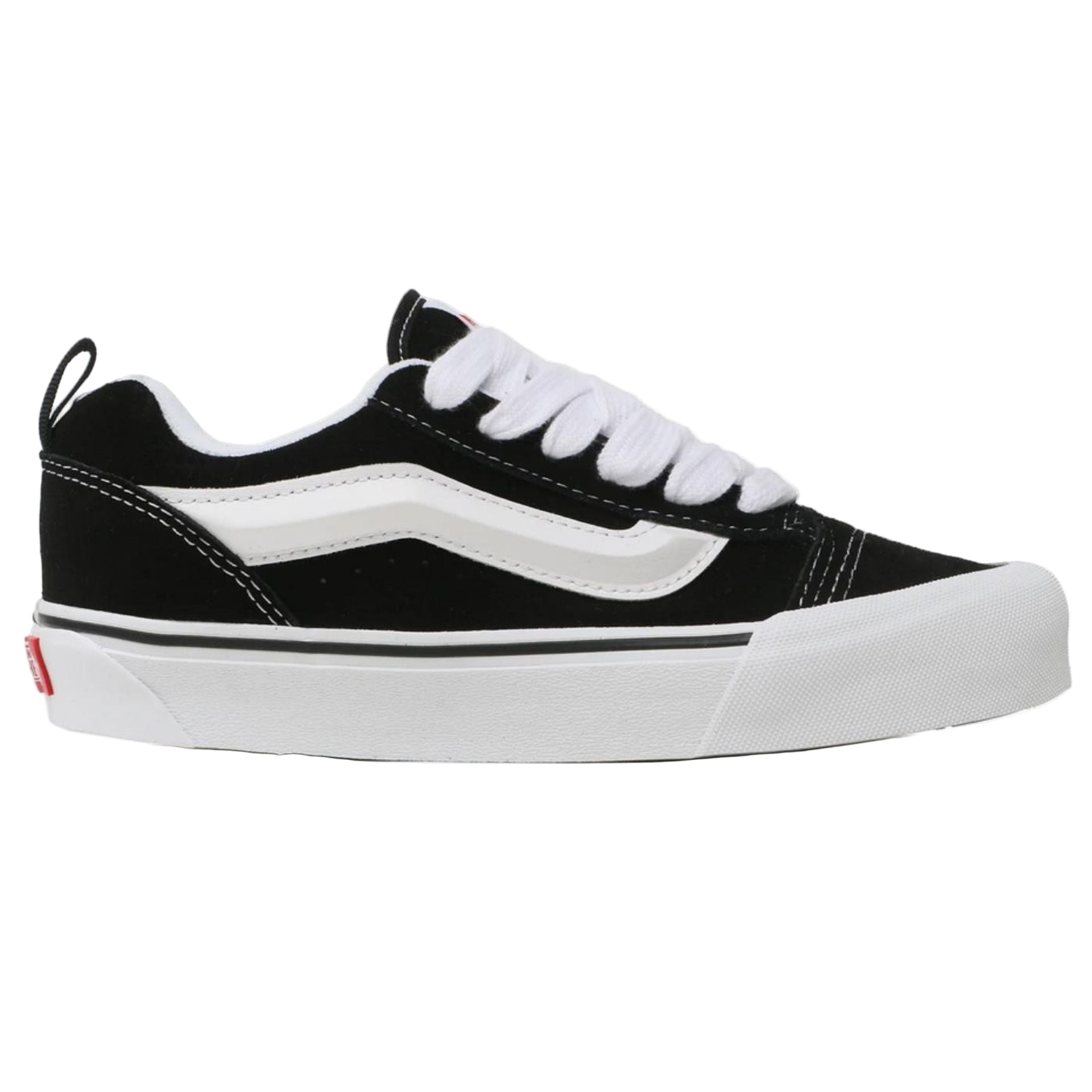 Vans Knu Skool Unisexe Black White – vue latérale