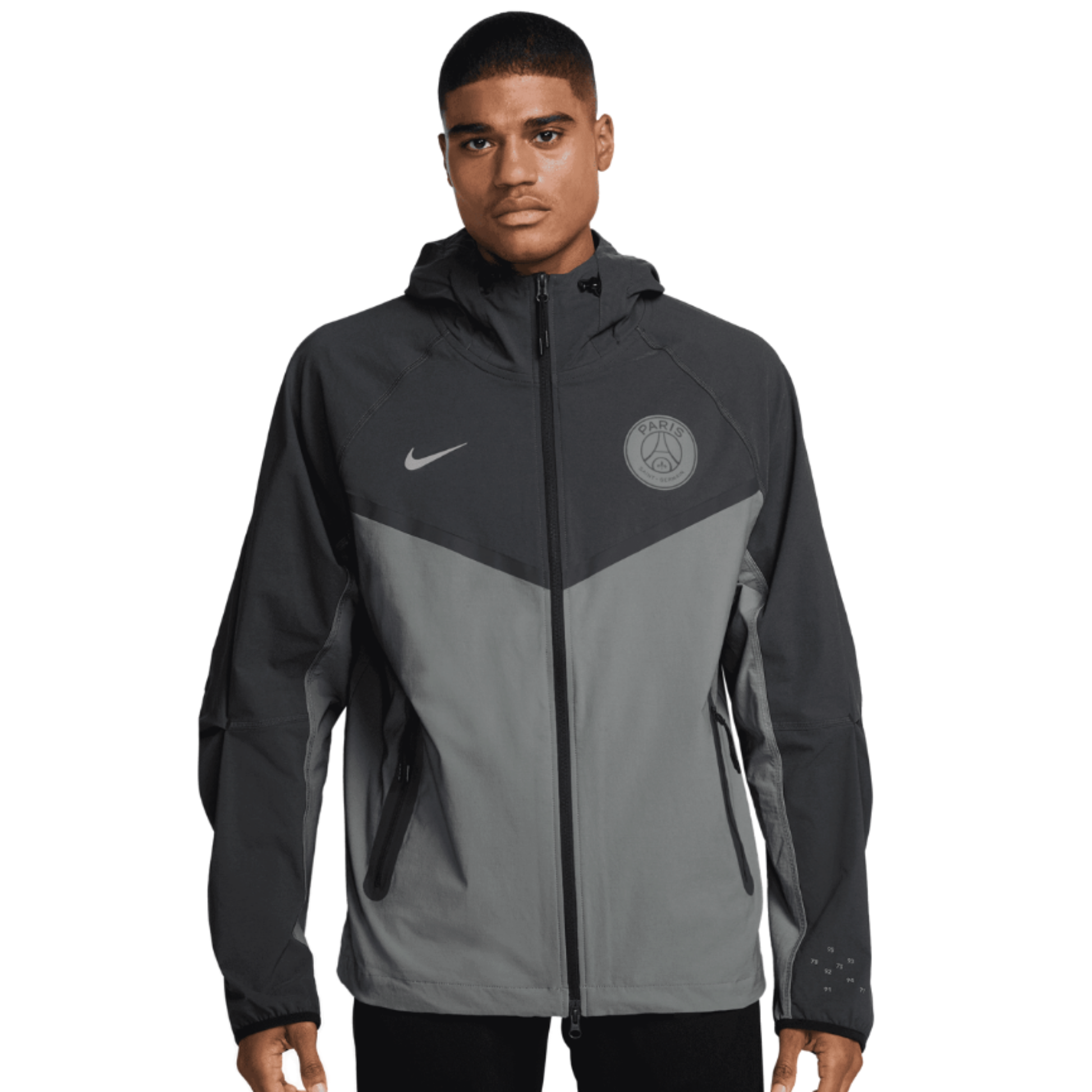 veste nike tech woven homme gris psg 2025 2026